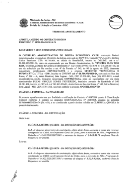 Termo de Apostilamento - Contrato n&deg; 019/2014