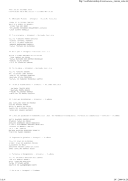http://vestibular.unifesp.br/convocacao_sistema_cotas.txt 1 de 4 29