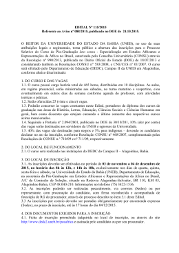 Edital 115_2015 Estudos Africanos e Representa&ccedil;&otilde;es da