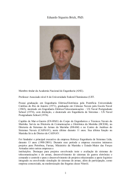 Eduardo Siqueira Brick, PhD.