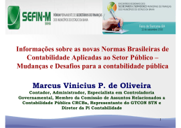 Marcus Vinícius Mudanças, impactos e desafios da - Sefin