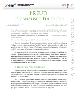 Psican&aacute;lise e Educa&ccedil;&atilde;o