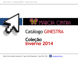 Cat&aacute;logo Ginestra &ndash; Cole&ccedil;&atilde;o Inverno 2014