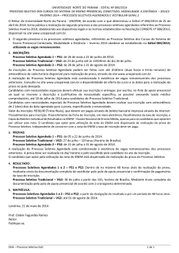 Edital 006/2011 - Vestibular UNOPAR