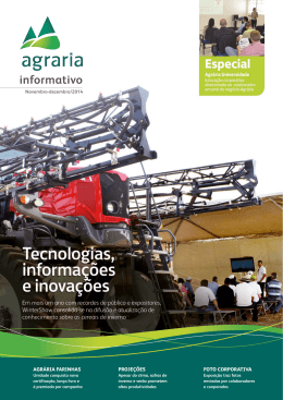 InformatIvo agr&aacute;rIa