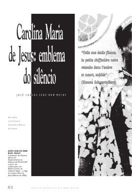 &ldquo;Carolina Maria de Jesus: Emblema do Sil&ecirc;ncio&rdquo;.