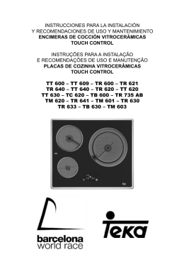 INSTRUCCIONES PARA LA INSTALACI&Oacute;N Y