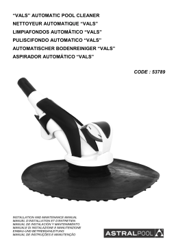 “VALS” AUTOMATIC POOL CLEANER NETTOYEUR