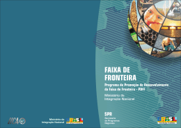 FAIXA DE FRONTEIRA - Observat&oacute;rio Internacional Sebrae
