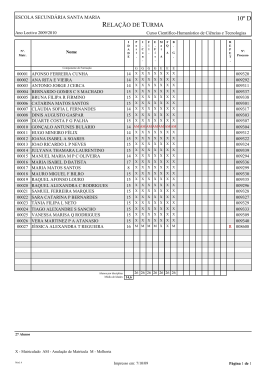 10D - Escola Secundária de Santa Maria