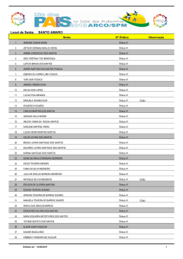 SANTO AMARO Local de Sa&iacute;da: