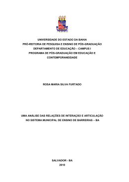 1 universidade do estado da bahia pró-reitoria de - CDI