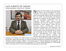 Luiz Alberto de Vargas - Tribunal Regional do Trabalho da 4ª Região