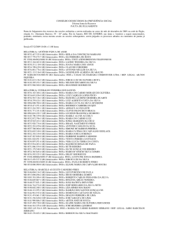 CONSELHO DE RECURSOS DA PREVID&Ecirc;NCIA SOCIAL D&eacute;cima