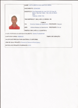 nome: luiz alberto dos santos vieira