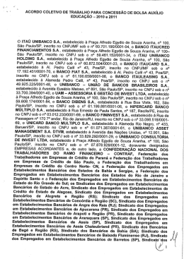 Acordo sobre Auxílio Educação