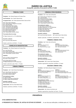 DI&Aacute;RIO DA JUSTI&Ccedil;A