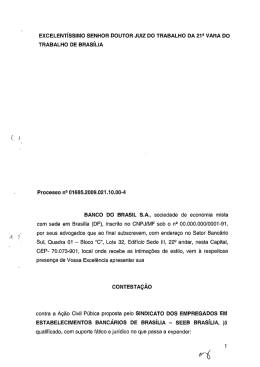 EXCELENT&Iacute;SSIMO SENHOR DOUTOR JUIZ DO TRABALHO DA