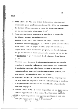 NOTAS l - NUNES (1919) : 201 "Mas esta divisão [substantivo