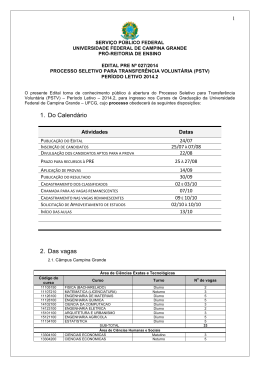 Edital PRE N&ordm; 027/2014 - PSTV 2014.2 - Comprov
