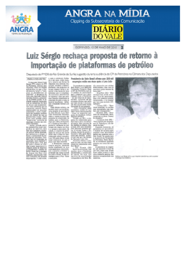 Luiz Sérgio rechaça proposta de retorno à importação de