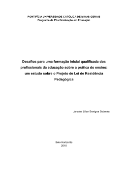 pontifícia universidade católica de minas gerais