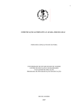 1 comunica&ccedil;&atilde;o alternativa e afasia: isso d&aacute; liga! 2007