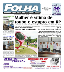 Edição: 1497 De - Folha Ribeirão Pires