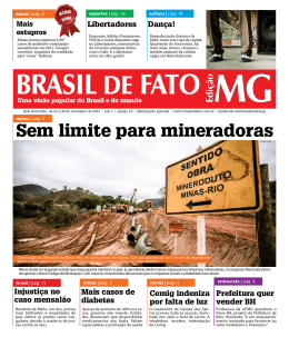 Sem limite para mineradoras