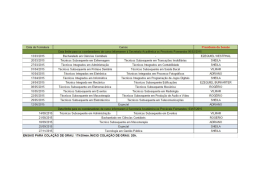 calendário formaturas – 2015 atualizado