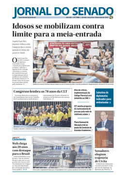Idosos se mobilizam contra limite para a meia