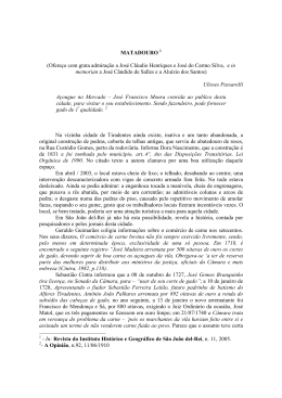 MATADOURO (Ofereço com grata admiração a José Cláudio