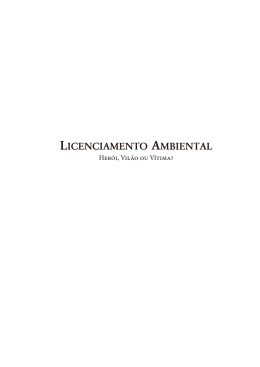 Licenciamento ambientaL