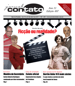 Fic&ccedil;&atilde;o ou realidade?