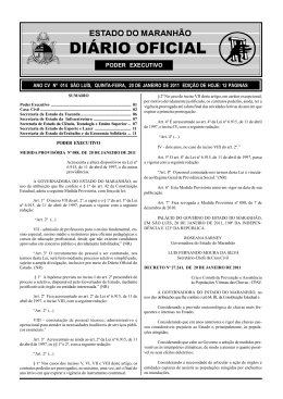 decreto n&ordm; 27.241, de 20/01/11 - Defesa Civil