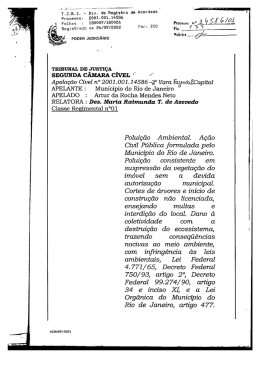 Acord&atilde;o A&ccedil;&atilde;o Civil Publica - Emerj - Tribunal de Justi&ccedil;a do Estado