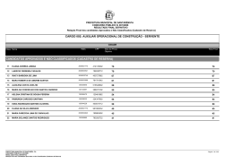 servente candidatos aprovados e não classificados