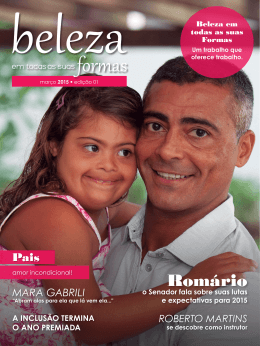 Revista Beleza em todas as suas Formas_01 edicao