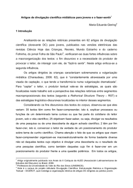 Artigos de divulga&ccedil;&atilde;o cient&iacute;fica midi&aacute;ticos para jovens e o