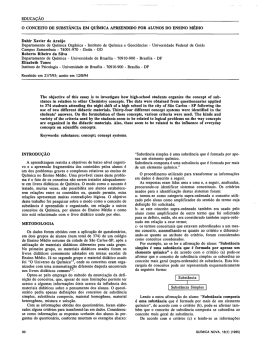 EDUCAÇÃO - Química Nova