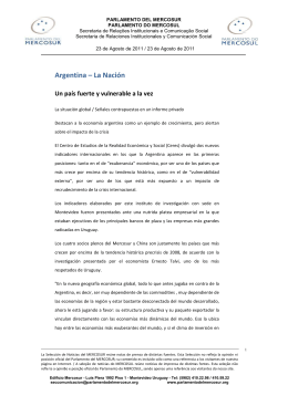 Argentina – La Nación - Parlamento del MERCOSUR