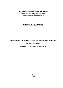 Disserta&ccedil;&atilde;o Maria Clara Guimaraes. 2012
