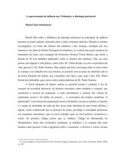 Infancia_patriarcal_Clara Sottomayor