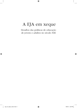 A EJA em xeque - Viver, Aprender
