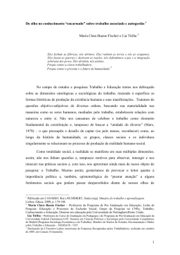 De olho no conhecimento encarnado