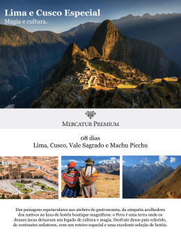 Lima e Cusco Especial