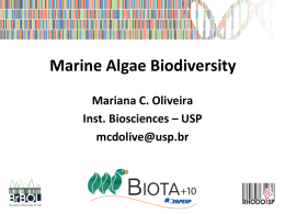 Marine Algae Biodiversity