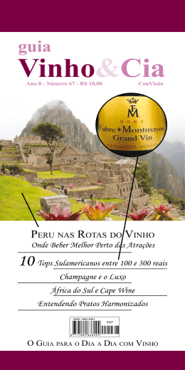 Vinho&Cia - Jornal Vinho & Cia