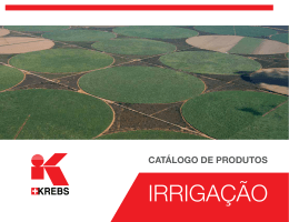 catálogo de irrigação da KREBS