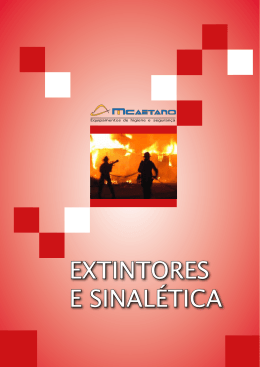 EXTINTORES E SINAL&Eacute;TICA - MCaetano | Equipamentos de